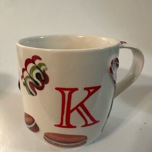 by ANTHROPOLOGIE Letter K Monogram Mug
Coffee Cup